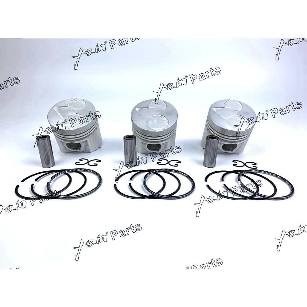 YEM Engine Parts D1403 Piston Kit W/ Ring Set For Kubota Engine L2500 L2500DT L2600 Tractor For Kubota