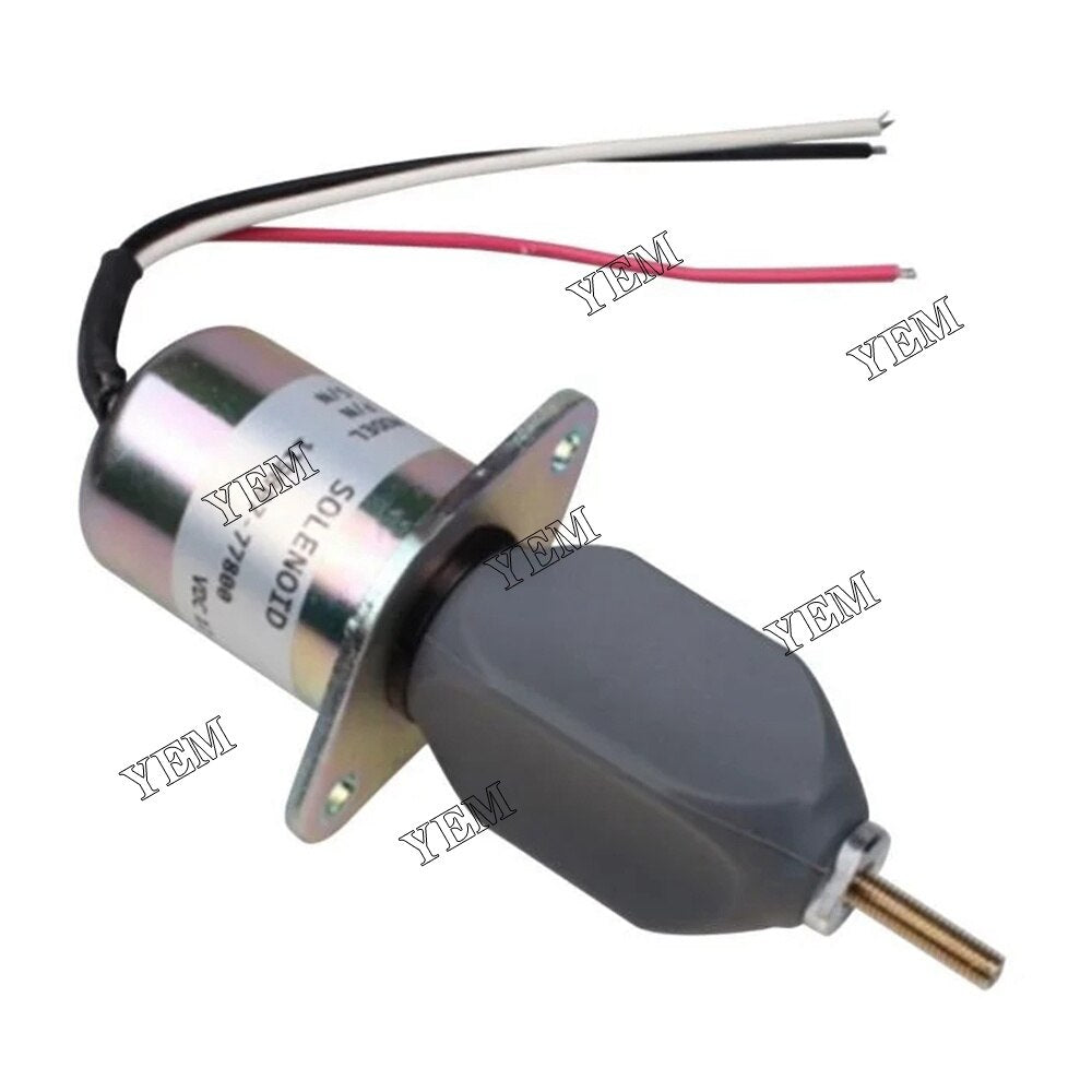 YEM Engine Parts For Yanmar Shut Off Solenoid 425-36117 Gehl 602 Compact Excavator SN AB00473 up For Yanmar