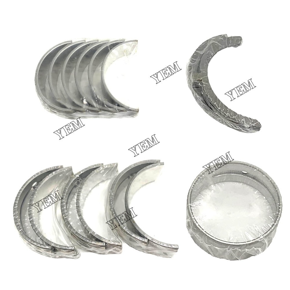 YEM Engine Parts STD Main Crankshaft Bearing & Con Rod Bearing Set For KUBOTA D950 Engine For Kubota