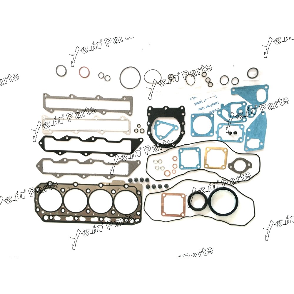 YEM Engine Parts 1 Set Of Full Gasket Kit For Yanmar 4TNE86 With Head Gasket For Yanmar