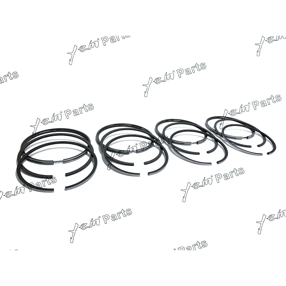 YEM Engine Parts 4 Sets For Kubota L3600DT Tractor V1903 STD Piston Ring Set 16427-21050 For Kubota