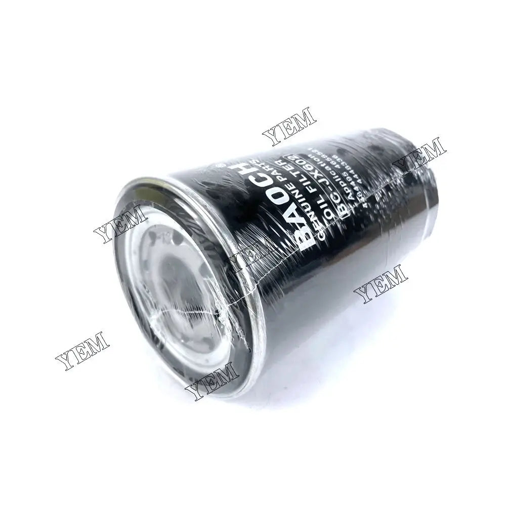 competitive price CJ638X Engine Oil Filter For Isuzu 4HK1 excavator engine part YEMPARTS