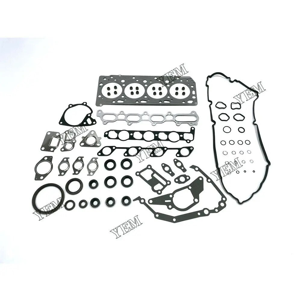 For Mitsubishi excavator engine 4D56 Overhaul Gasket Kit YEMPARTS