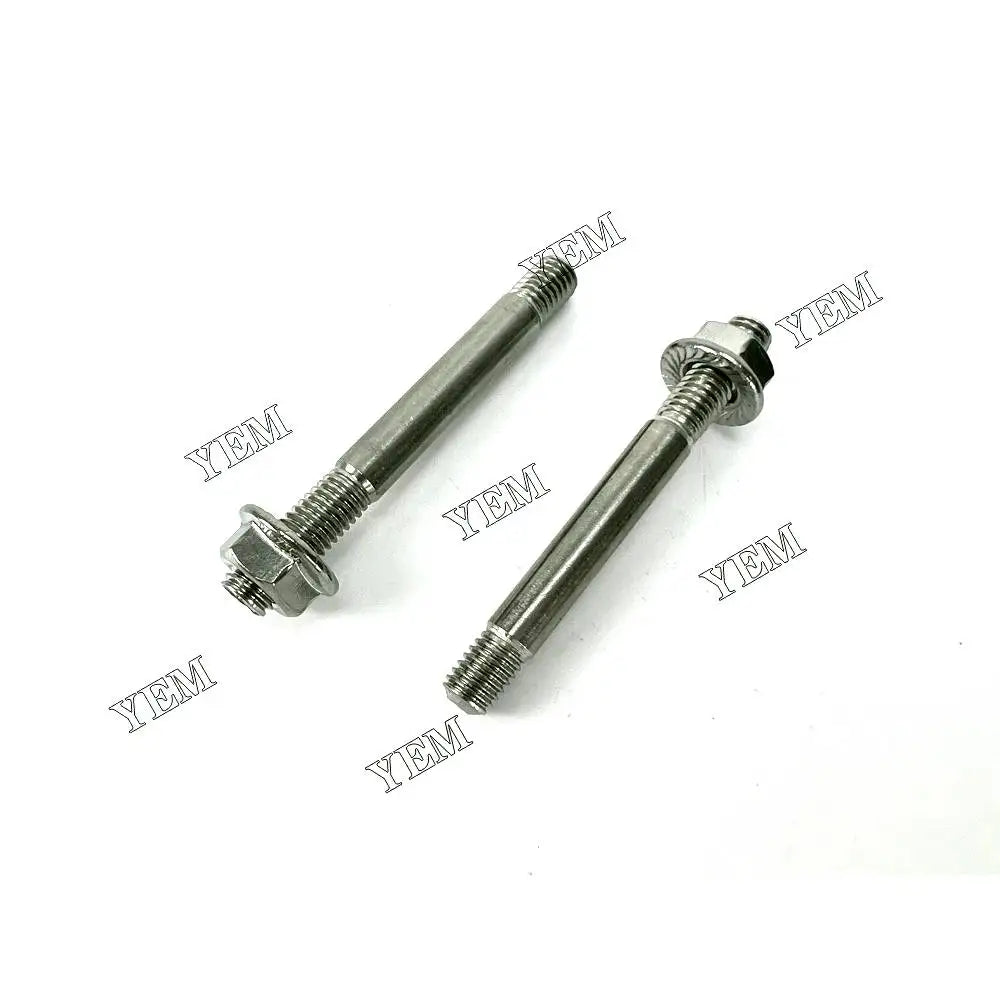 Free Shipping 4BG1 Exhaust Manifold Bolt For Isuzu engine Parts YEMPARTS