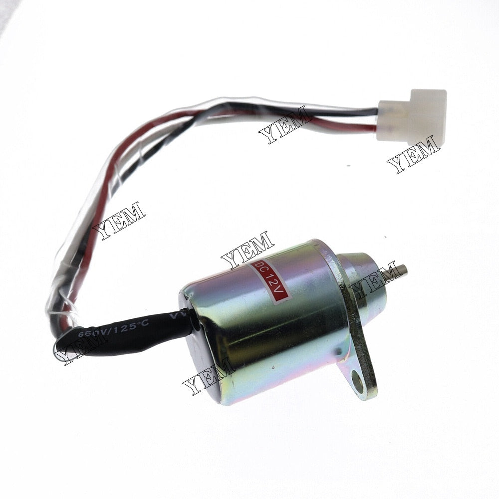 YEM Engine Parts 1503ES-12S5UC5S Fuel Shutoff Stop Solenoid For JOHN DEERE M806808 M810324 For John Deere