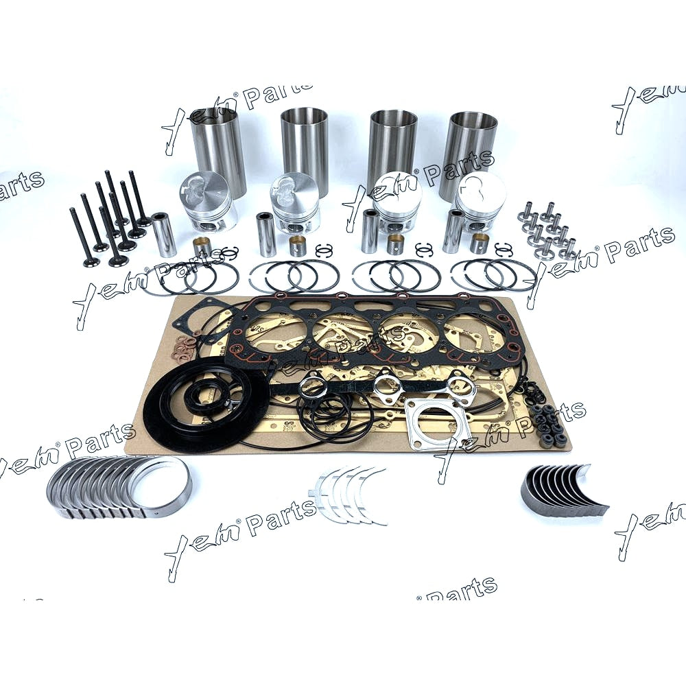 YEM Engine Parts Overhaul Rebuild Kit For Shibaura N844T Engine New Holland L170 LS170 W Valves For Shibaura