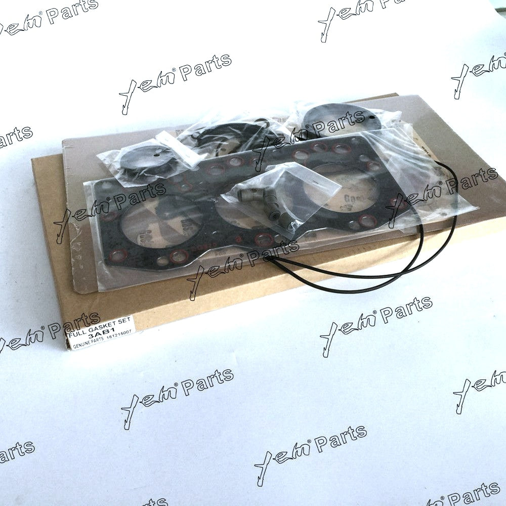 YEM Engine Parts Full Gasket Kit For Isuzu 3AB1 Engine HITAICHI EX50UR EX50URG Excavator For Isuzu