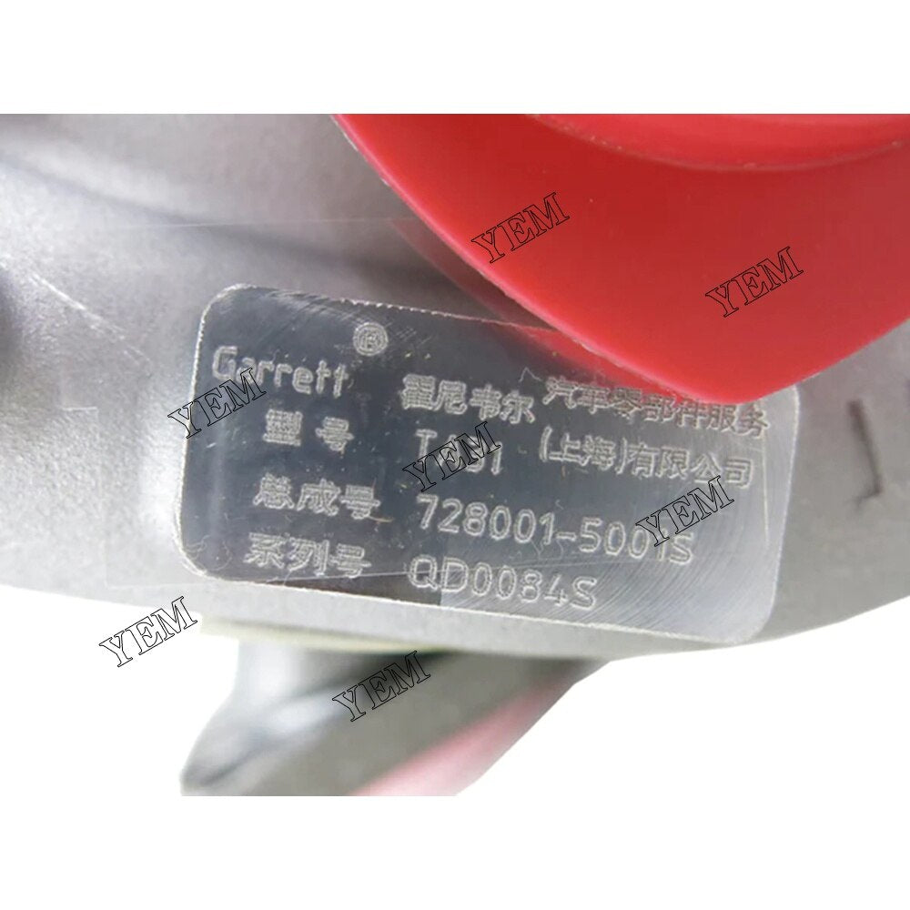 YEM Engine Parts 5273534 728001-5001S Turbo charger For CUMMINS 4BT 4BTA3.9-G2 3.9L Engine For Cummins