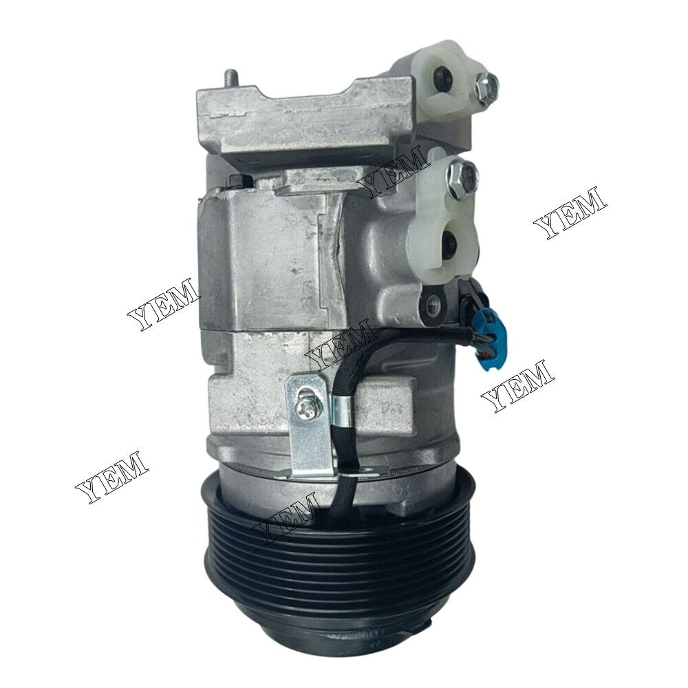 YEM Engine Parts 24V 10SRE18C A/C Compressor For JOHN DEERE 250D 300D 370E 410E 460E 853M+ For John Deere