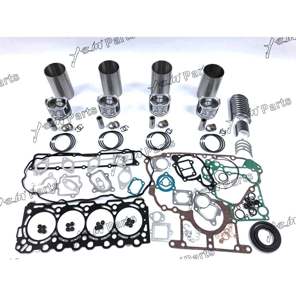 YEM Engine Parts Overhaul Rebuild Kit For Kubota V3307 V3307T M6040 Tractor For Bobcat S630 T650 S65 For Kubota