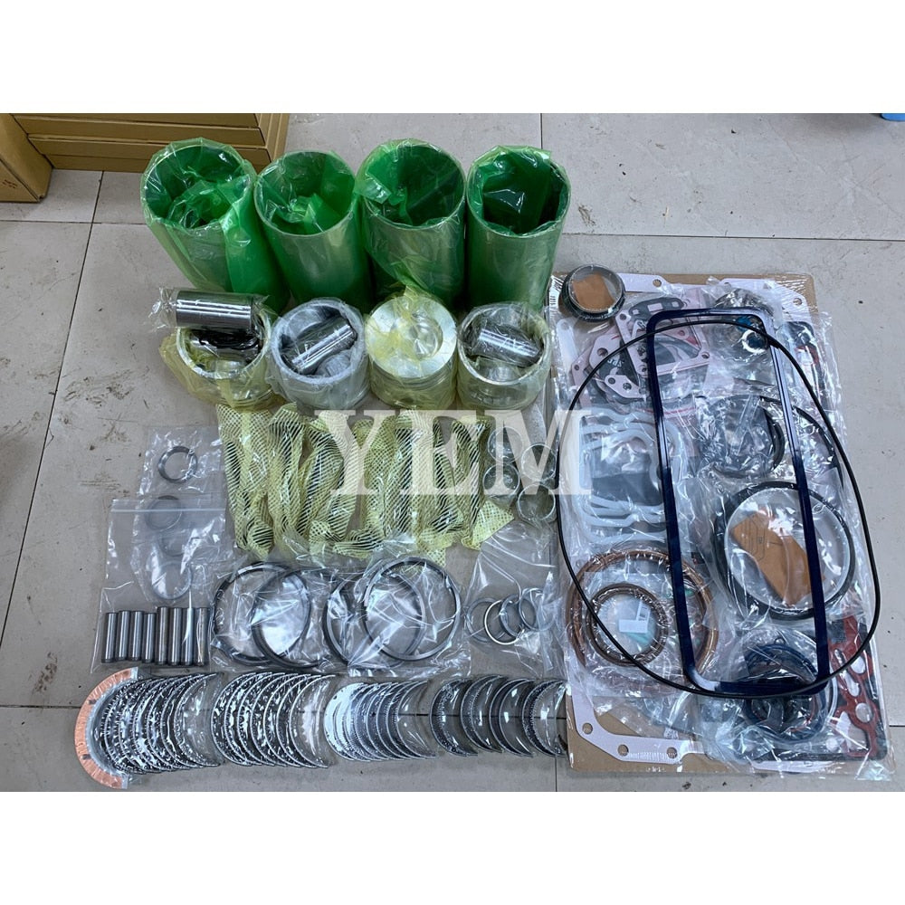 YEM Engine Parts 4BT Overhaul Rebuild Kit For Cummins 3.9L Engine For Hyundai R130-5 R140-7 Excavator For Hyundai