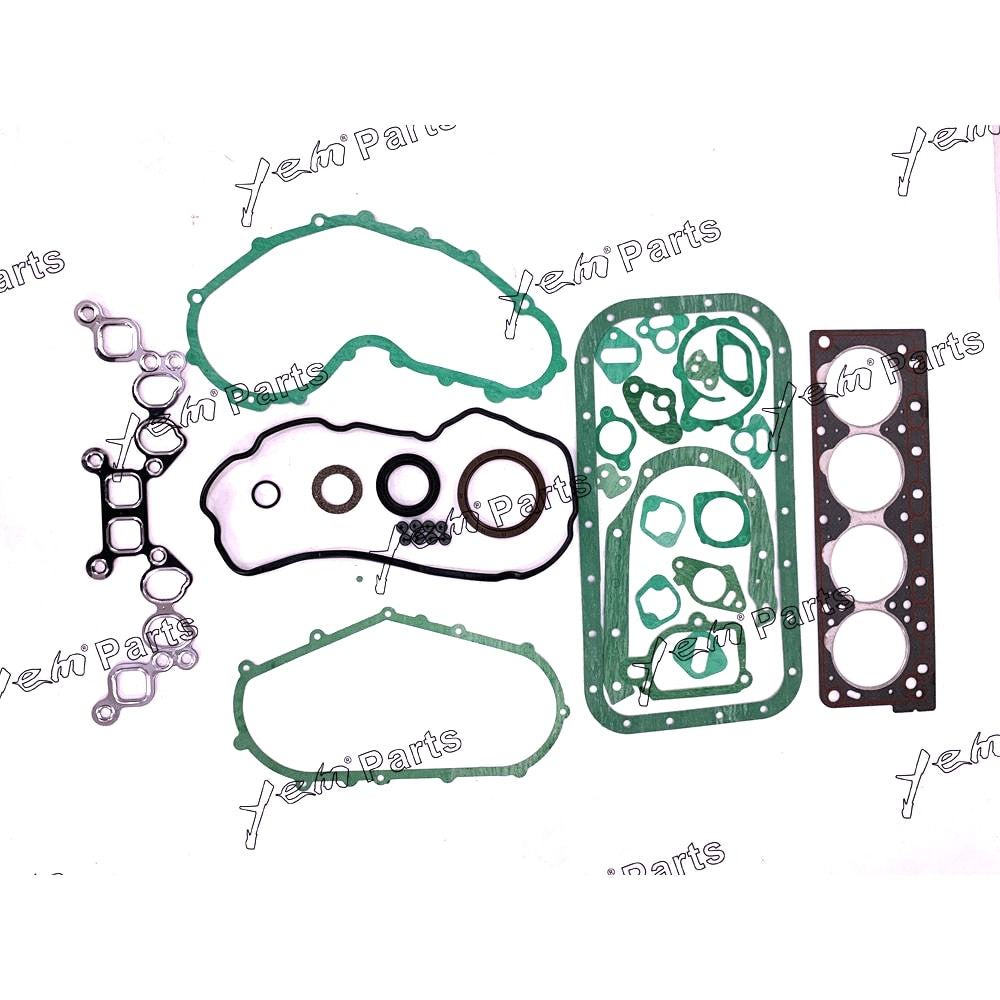 YEM Engine Parts Engine Gasket Kit+Piston Rings For Nissan K21 K25 Gasoline LPG TCM CAT Forklift For Nissan