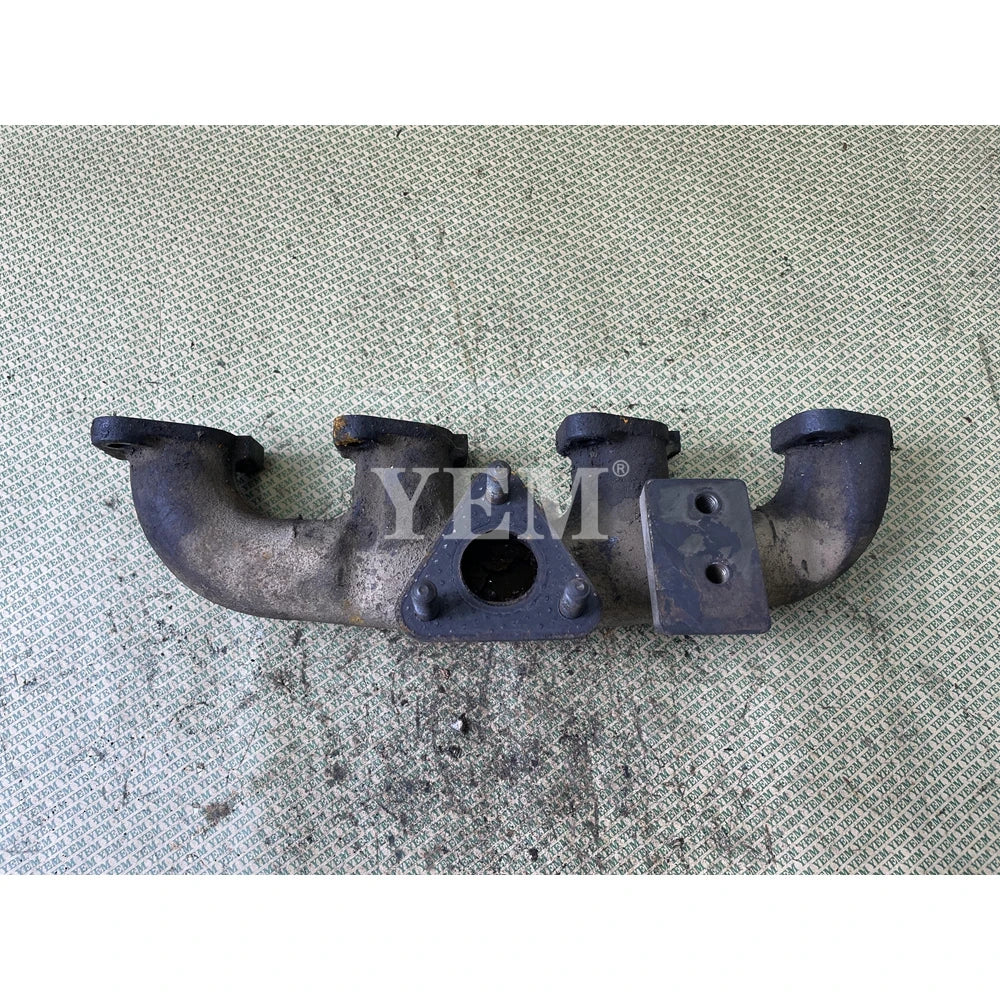 SECOND HAND EXHAUST MANIFOLD FOR KUBOTA V1505T DIESEL ENGINE PARTS For Kubota