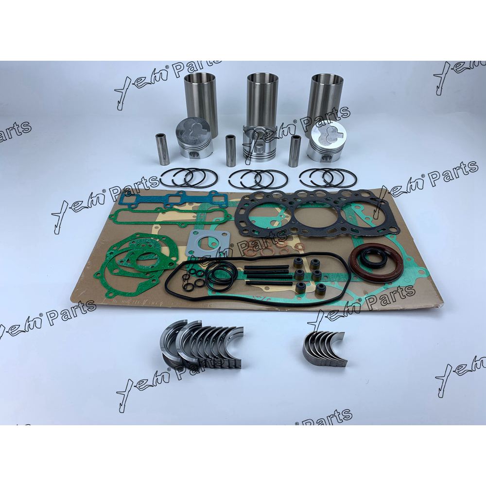YEM Engine Parts L3E Overhaul Rebuild Kit Piston Ring Cylinder Liner Head Gasket Bearing Valve For Mitsubishi Engien Parts For Mitsubishi