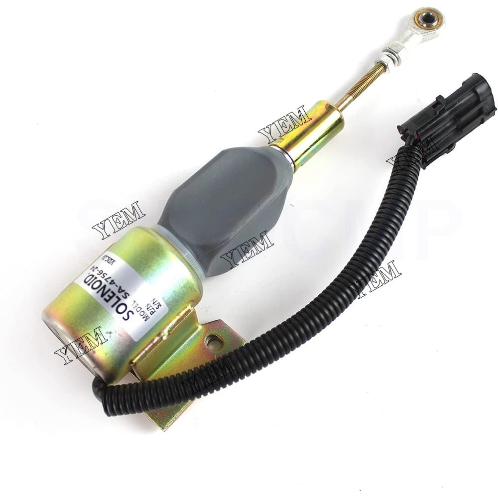 YEM Engine Parts For Cummins 5.9L 6BT Engine Fuel Shutdown Solenoid 3932530 SA-4756-24 24V For Cummins