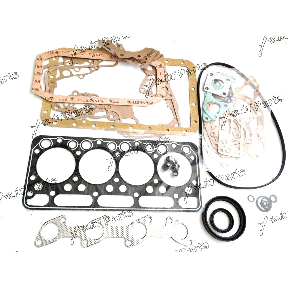 YEM Engine Parts For Kubota V1902 Full Gasket Set Upper Lower Gasket Kit For Kubota
