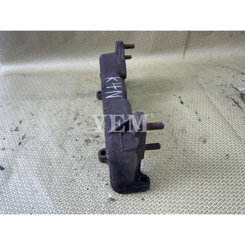 USED K4N EXHAUST MANIFOLD FOR MITSUBISHI DIESEL ENGINE SPARE PARTS For Mitsubishi