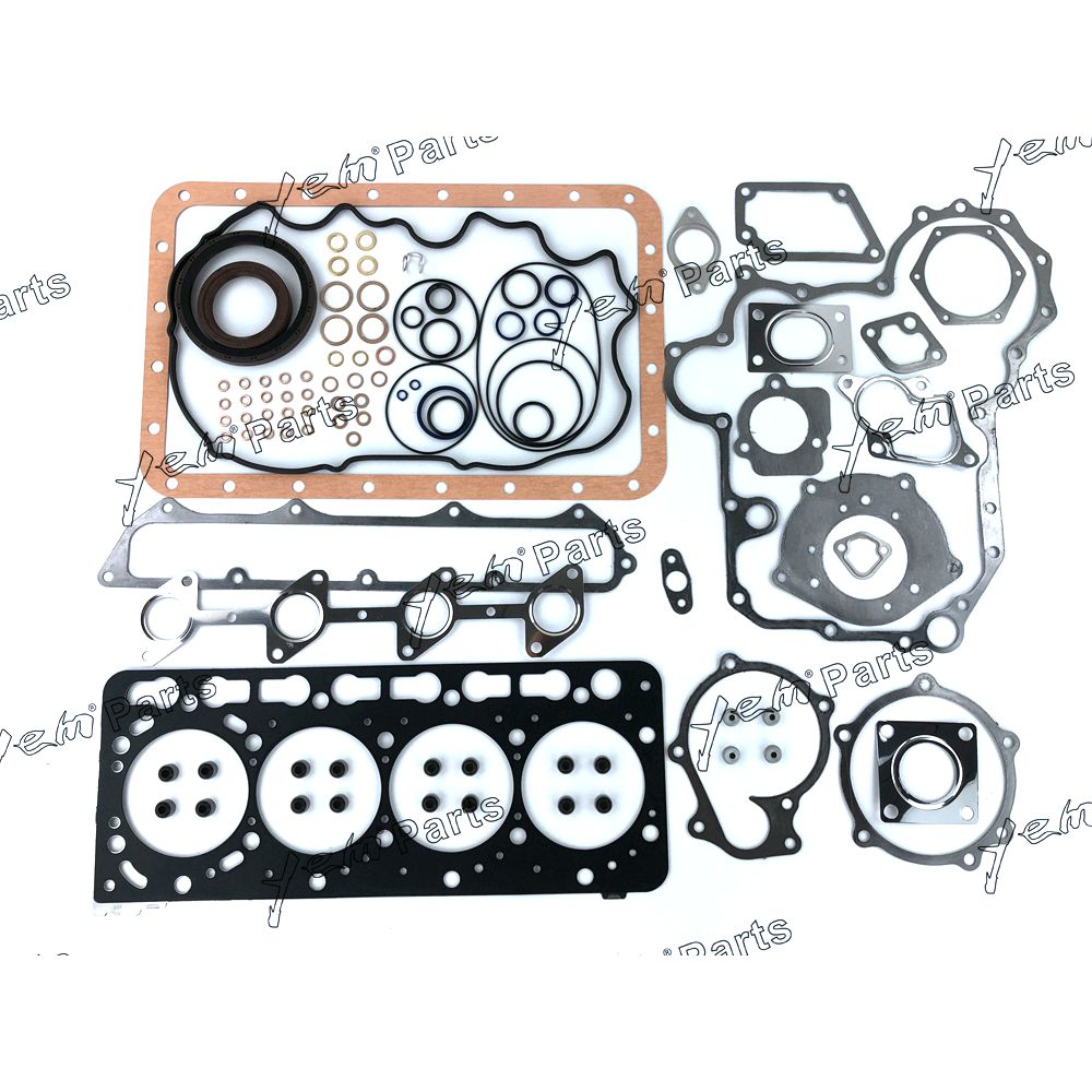YEM Engine Parts V3300T V3300DI V3300 Overhaul gasket kit upper lower set For Kubota For Bobcat S250 For Kubota