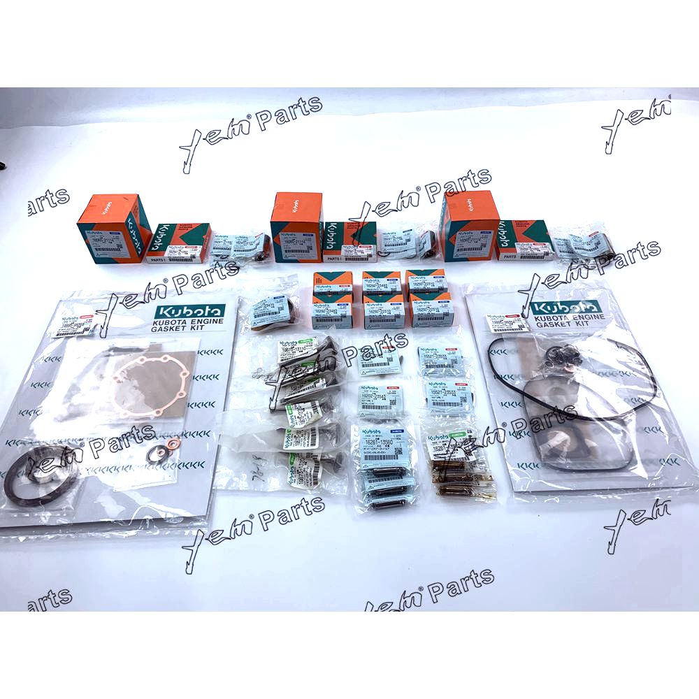 YEM Engine Parts D1105 D1105BH Overhaul Rebuild Kit For Kubota Engine Oversize 0.50 Rebore parts For Kubota