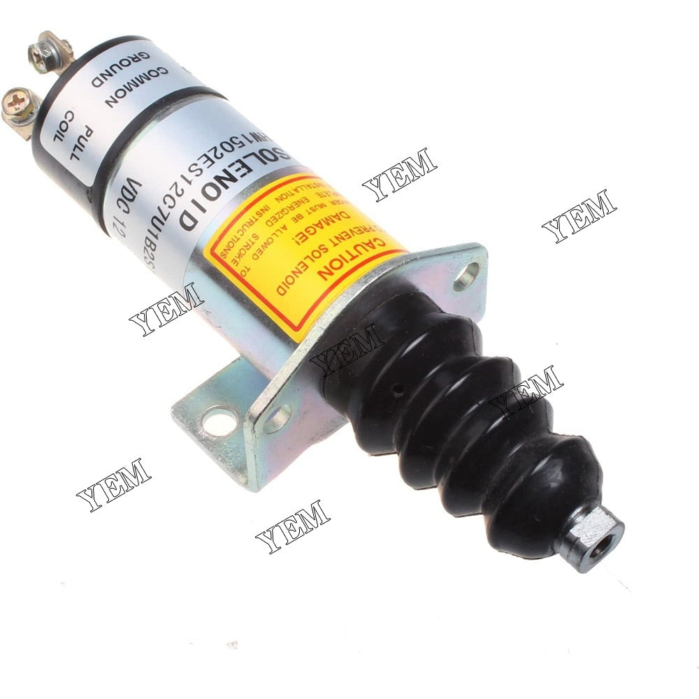 YEM Engine Parts Fuel Shutoff Solenoid For Woodward 1502-12C7U1B2S1 SA-4849-12 12V For Other