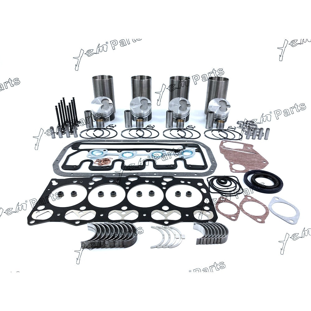 YEM Engine Parts Piston ,Full Gasket, Bearing, Rings, Bush,Thrust Washer For Isuzu 4LE1 Engine For Isuzu