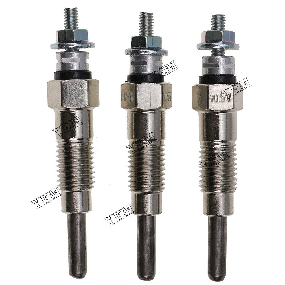 YEM Engine Parts Massey Ferguson Glow Plug For MASSEY FERGUSON 6101-8321-00 ( 3PCS ) For Other