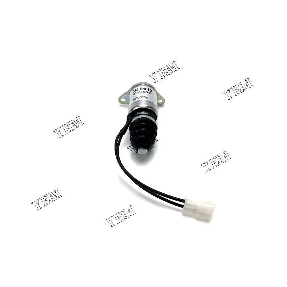 For Yanmar excavator engine 4TNE84 Shutdown Solenoid 129209-77950 HD46645945 YEMPARTS