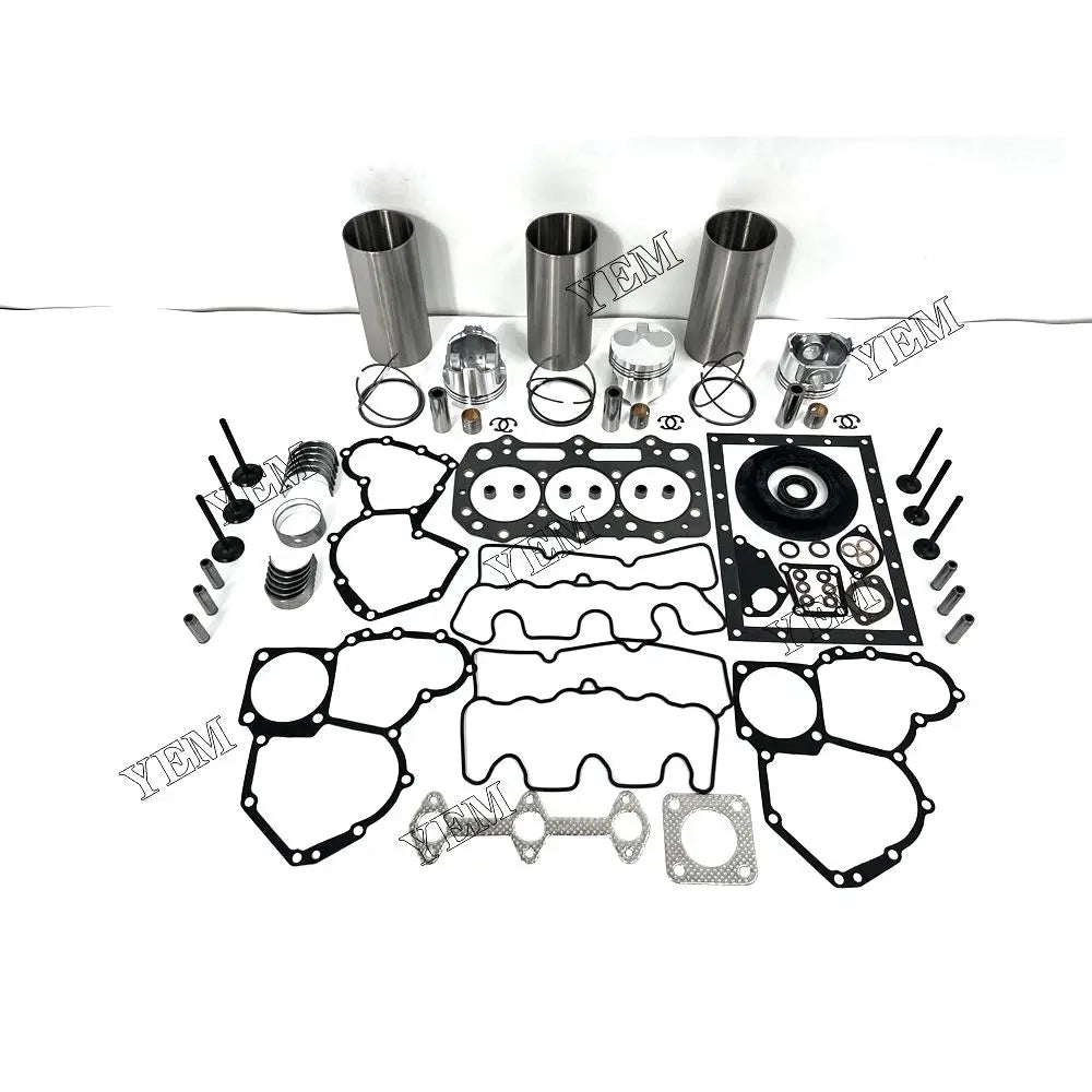 competitive price Engine Overhaul Rebuild Kit With Gasket Bearing Valve Set For Shibaura S773 excavator engine part YEMPARTS