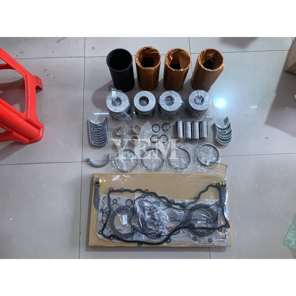 YEM Engine Parts 4HE1-TC 4HE1TC 4HE1T Overhaul Rebuild Kit Piston Ring Liner Gasket Bearing For Isuzu Engien Parts For Isuzu