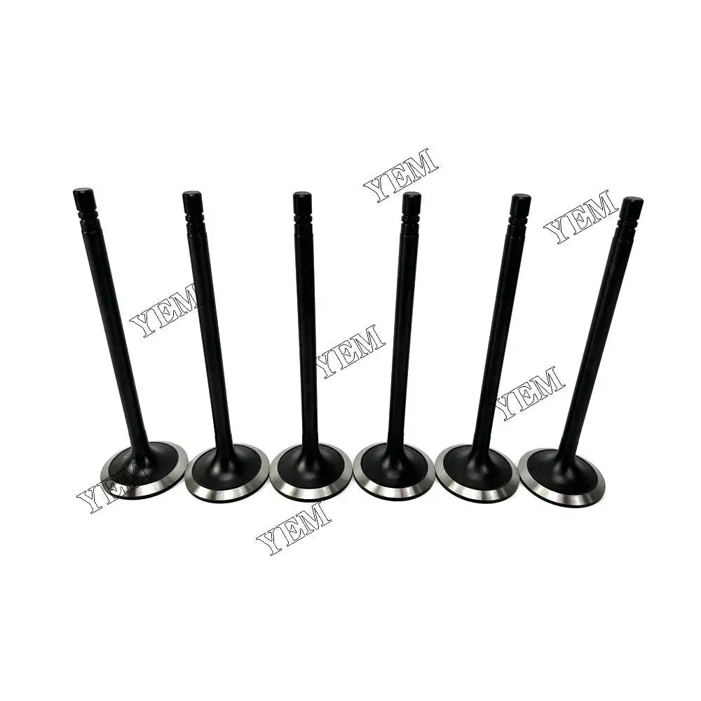 1 year warranty For Mitsubishi Intake Valve S6A2 engine Parts (6pcs) YEMPARTS
