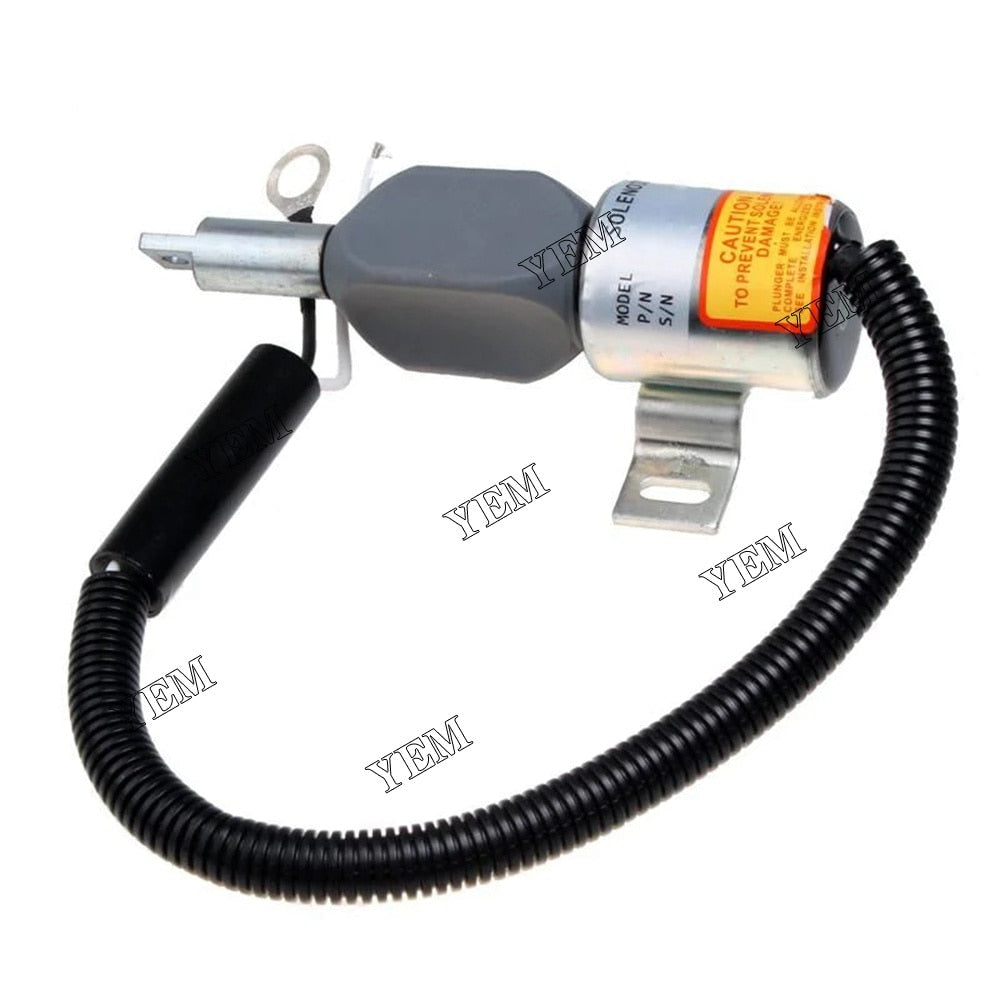 YEM Engine Parts New Fuel Shut Off Solenoid 12V Replace For 894450-7231 MV1-40 8944507231 For Other