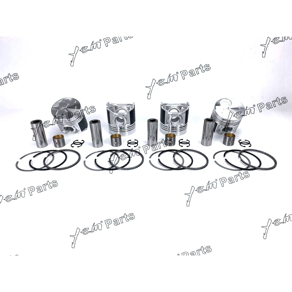 YEM Engine Parts 1 Sets STD Piston (Pin & clip) & Ring For SHIBAURA N844LT N844T N844LT-D Engine For Shibaura