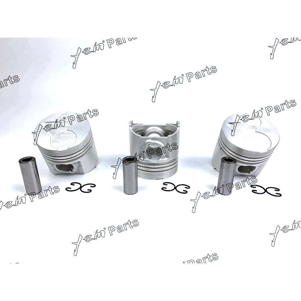 YEM Engine Parts Piston Set Oversize 80mm (+0.50mm) For Kubota V1903 D1403 Engine Parts For Kubota