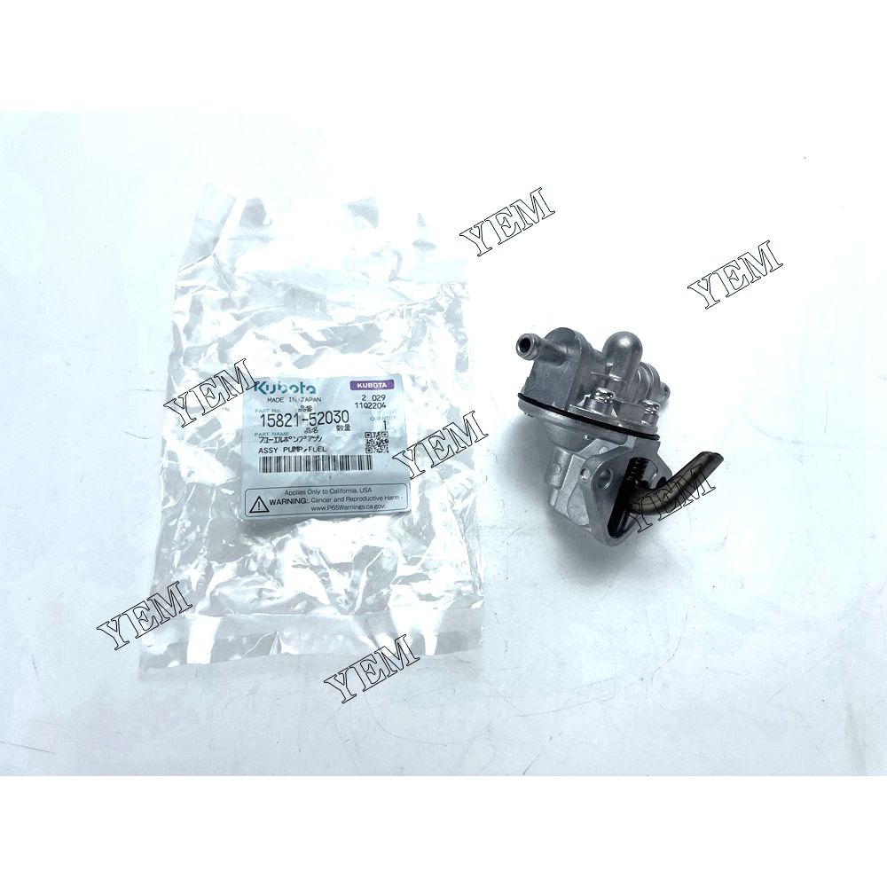 YEM Z482 Fuel Pump Assy 15821-52030 Kubota excavator diesel engine Gehlmax MB 048 excavator YEMPARTS