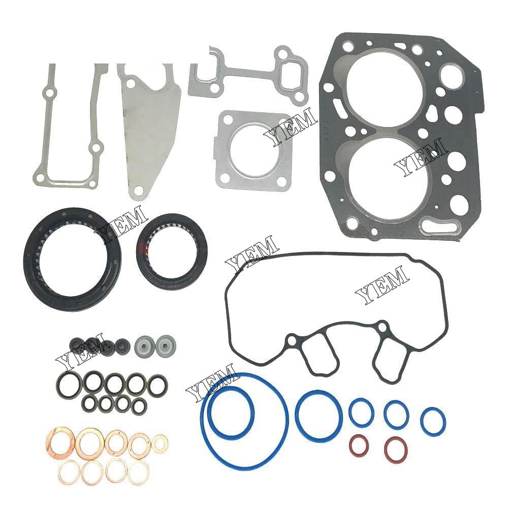 YEM Engine Parts Full Head Gasket Set Kit Fit For For Yanmar 2D70E 2TNV70 For Yanmar