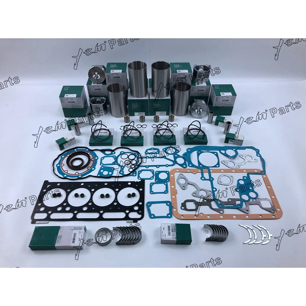 YEM Engine Parts V2403 Rebuild Kit Piston Ring Liner Gasket Bearing For Kubota Engien Parts For Kubota