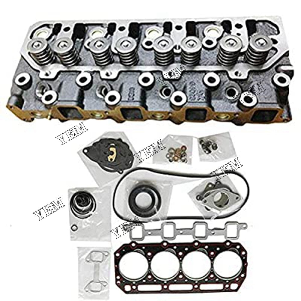 YEM Engine Parts Complete Cylinder Head 4900931 W Full Gasket Set For Cummins A2300 A2300T Engine For Cummins