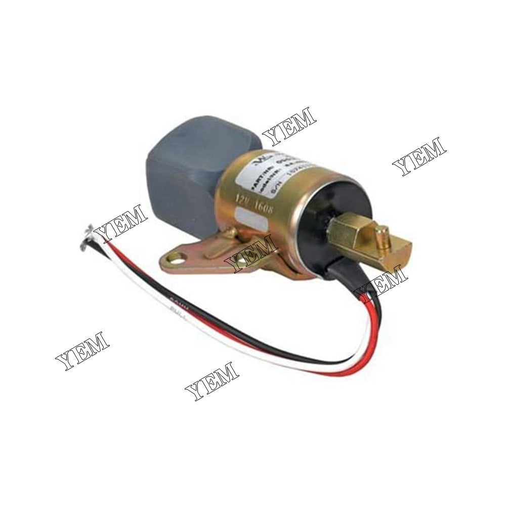 YEM Engine Parts For Kubota D722 D902 Z482 Fuel Shut Off Solenoid 1756ES-24SUL5B1S5 Stop Device For Kubota