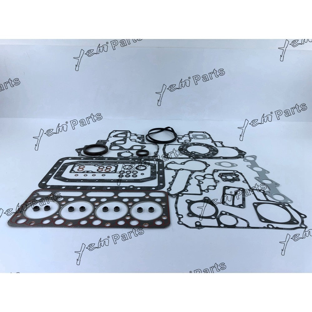 YEM Engine Parts Gasket kit For Kubota Engine V1702 V1702B KH90 For Bobcat 743 733 Excavator For Kubota