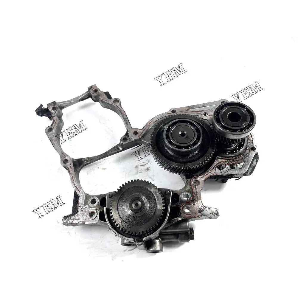 1 year warranty 4LB1 Timing Cover With Oil Pump For Isuzu engine Parts YEMPARTS