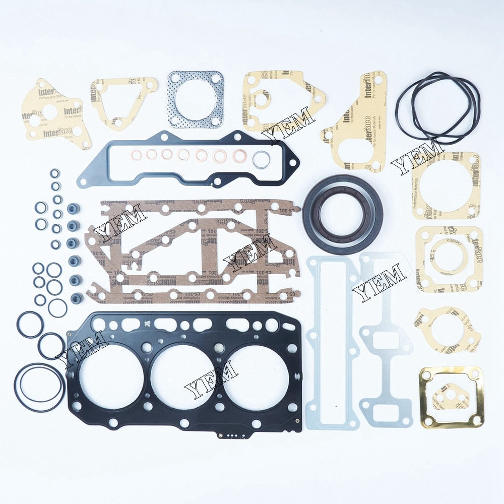 YEM Engine Parts 3TNE84 3TNE84T Full Gasket Kit Set For Yanmar John Deere 4300 4475 Loader For Yanmar