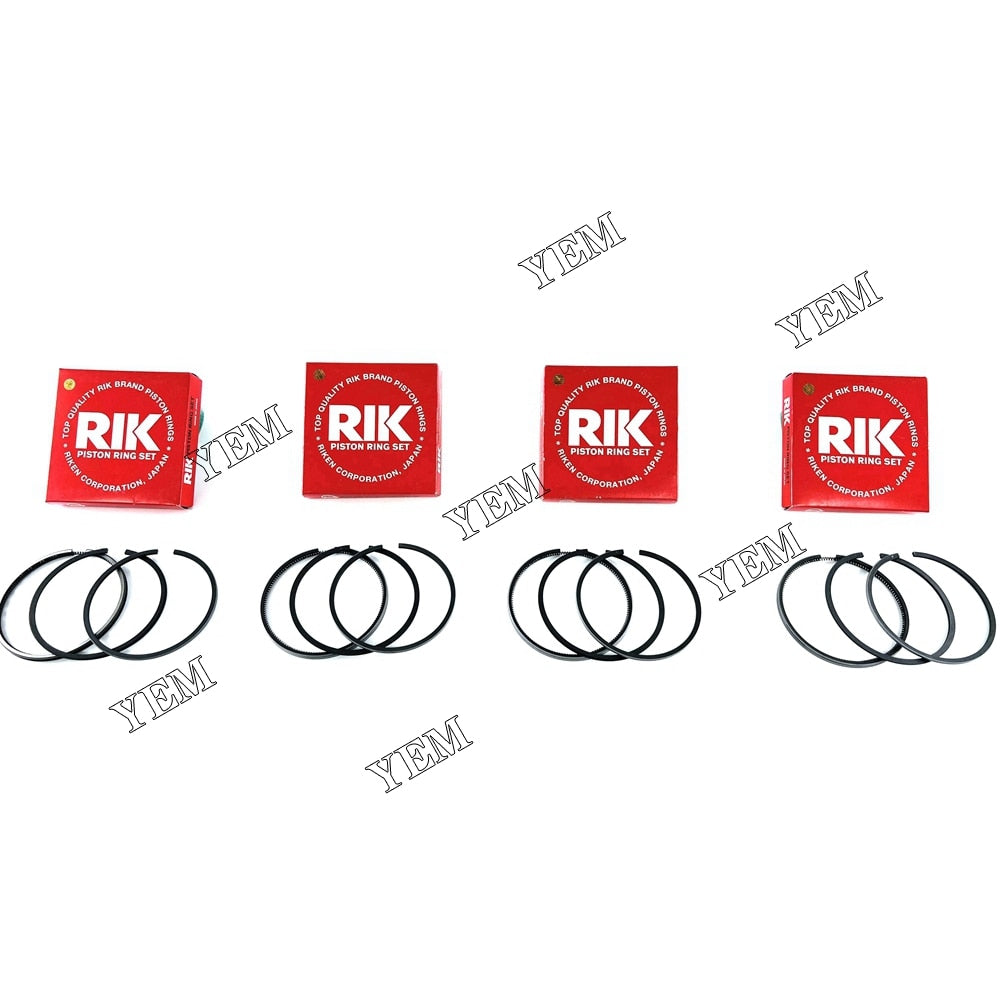 YEM Engine Parts 16427-21050 Piston Rings Set 80mm STD For Kubota D1403 V1903 L2550 L3600 GL19 For Kubota