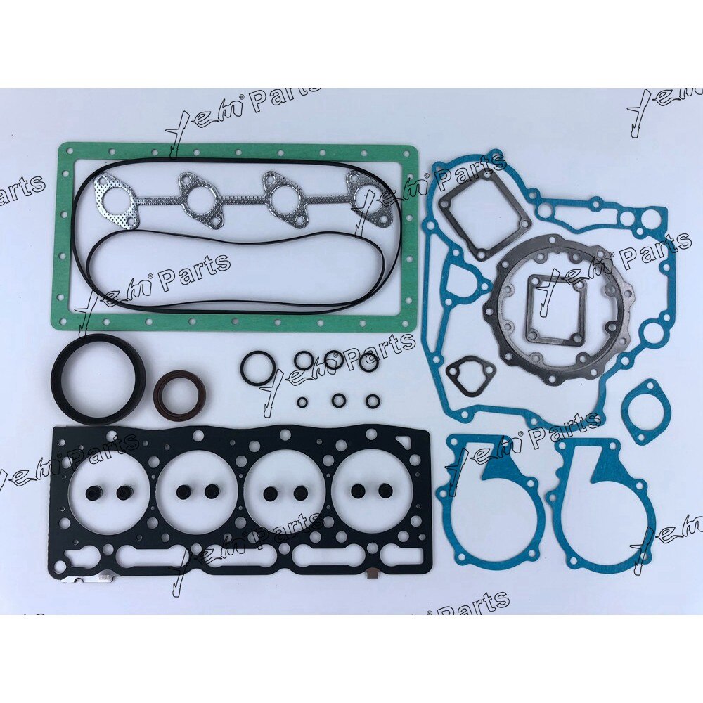 YEM Engine Parts V1505 Rebuild Kit Piston Ring + Full Gasekt Cylinder + Engine Bearing For Kubota Engien Parts For Kubota