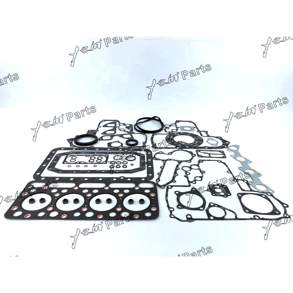 YEM Engine Parts V1501 Full Overhaul Gasket Kit For Kubota Tractor Loader Engine Upper Lower Set For Kubota