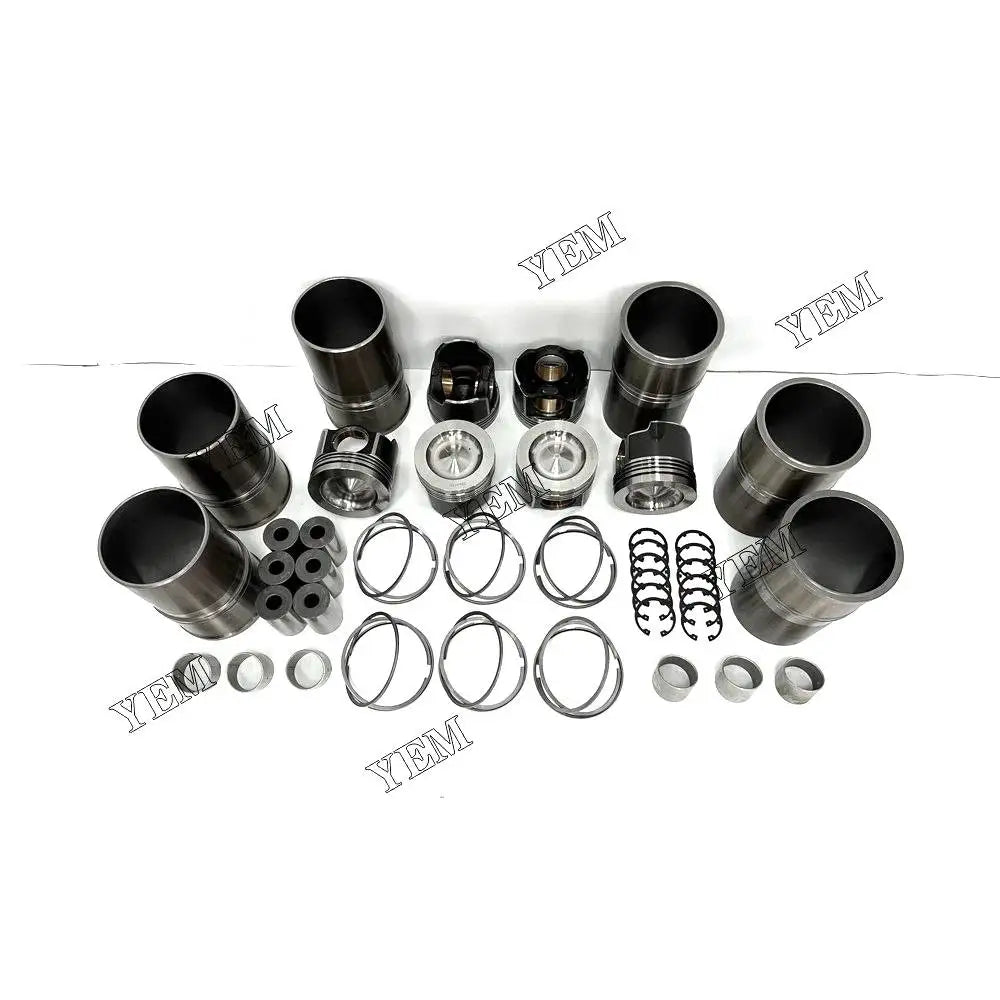 6X High performanceCylinder Liner Kit For Caterpillar C11 Engine YEMPARTS