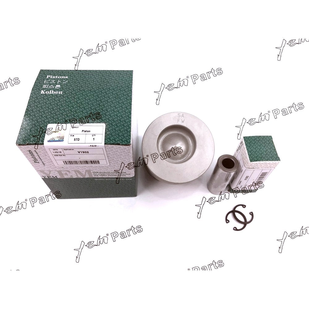 YEM Engine Parts Piston Set STD 85mm For Kubota V1902 Engine Parts For Kubota