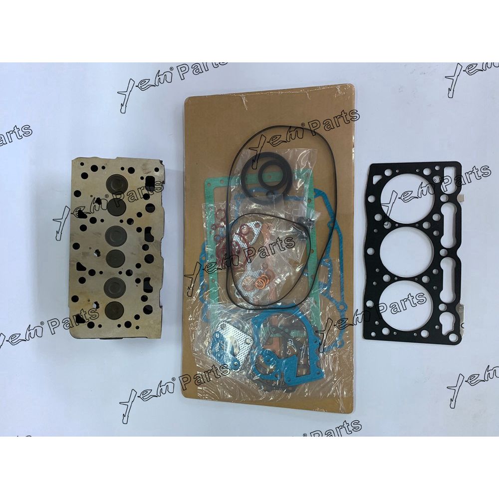 YEM Engine Parts New D1105 Complete Cylinder Head&Gasket For Kubota RTV1100,RTV1100CW9,RTV1140CPX For Kubota