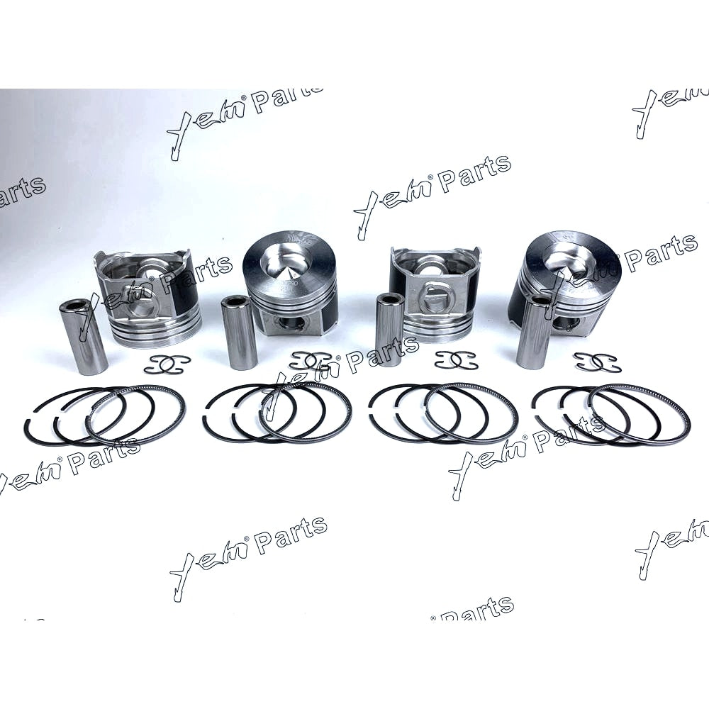 YEM Engine Parts Piston + Ring Kit STD 87mm For Kubota V2203M / V2403 (1G813-21110 ) Engine Parts For Kubota