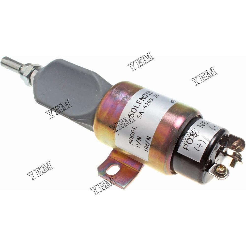 YEM Engine Parts Governor Stop solenoid For Komatsu PC20-7 Mini Crawler Excavator Yanmar 3D82E-3A For Yanmar