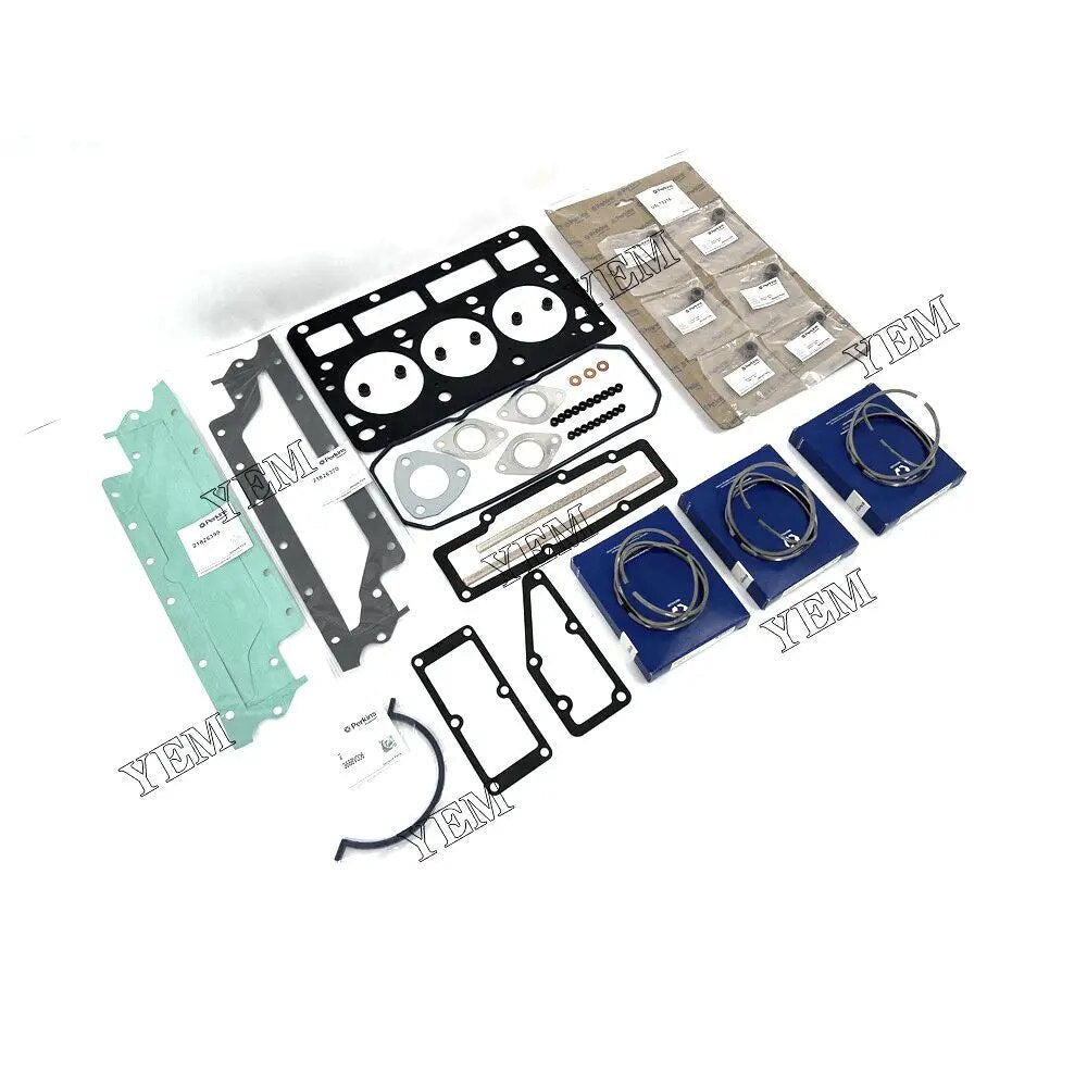 For Perkins excavator engine 903-27 Complete Gasket Repair Kit U5MK0821 YEMPARTS